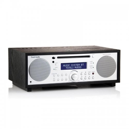 Tivoli Audio HI-FI Music System AM/FM Aux-In w Bluetooth, CD Player & Clock  Radio BLACK