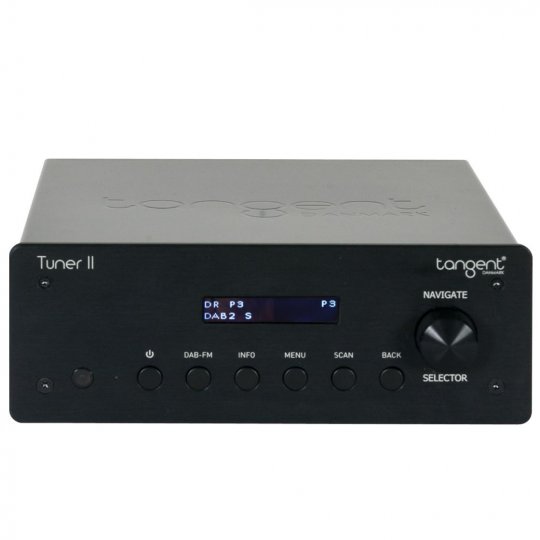 Tangent Tuner II Compact-Sized HI-FI System FM/DAB/DAB+ Tuner BLACK