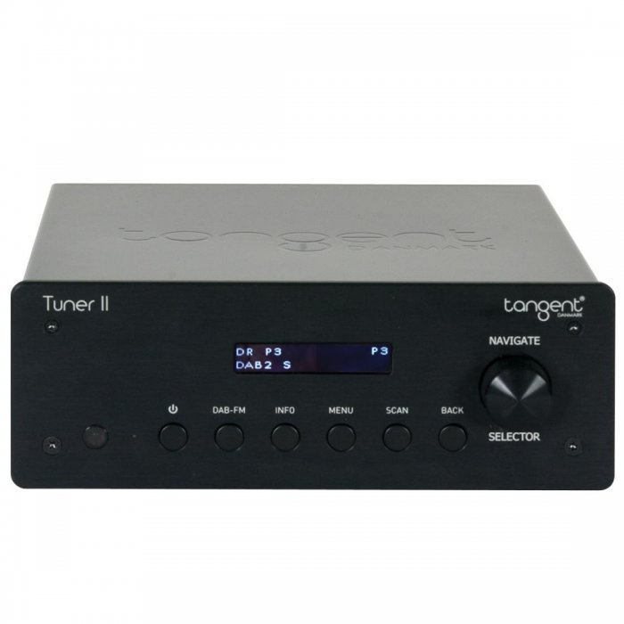 Tangent Tuner II Compact-Sized HI-FI System FM/DAB/DAB+ Tuner BLACK - Click Image to Close