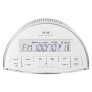 Sangean RCR-9WH AM/FM-RDS Digital Tuning Atomic Clock Radio WHITE