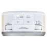 Sangean RCR-29WH AM/FM-RDS/Weather Alert Radio w USB Charger WHITE