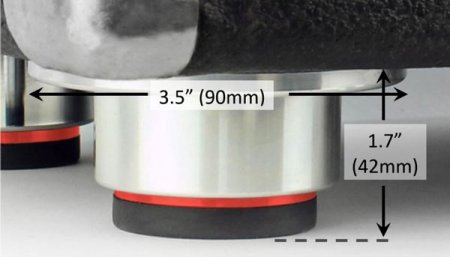 Description image for IsoAcoustics Stage 1 Isolator for Guitar Amps (Pack of 4)