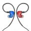 FiiO FA1 Single Balanced Armature In-Ear Monitor with Detachable MMCX Cable RED/BLUE