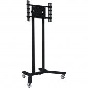 B-Tech BT8504-B HEAVY DUTY Flat Panel Trolley Stand BLACK