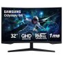 Samsung LS32CG550ENXZA 32-Inch Odyssey G5 QHD 165Hz 1ms HDR10 Curved Gaming Monitor