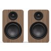 Kanto Living YU6 Passive 2nd Gen Passive Bookshelf Speakers with 1” Silk Dome Tweeter and 5.25” Abaca-Reinforced Woofer WALNUT