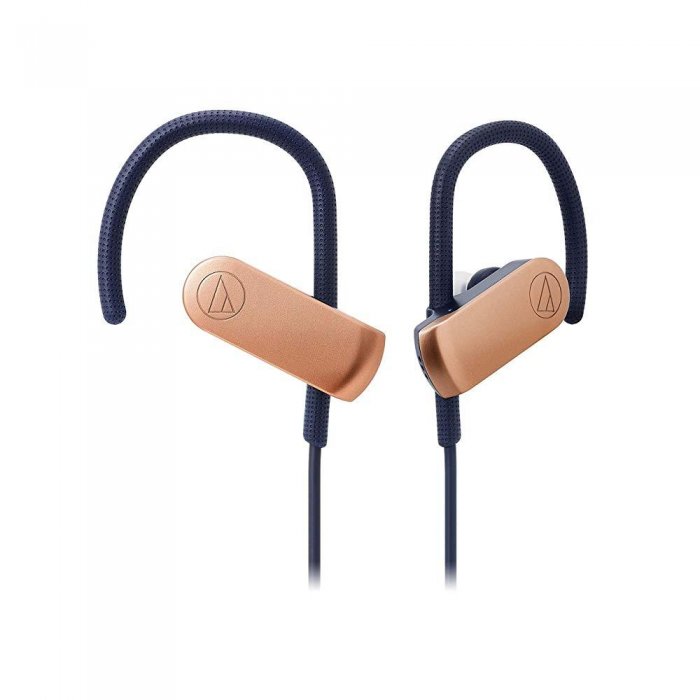 Audio Technica ATH-SPORT70BTRGD SonicSport Wireless In-Ear Headphones Rose Gold - Click Image to Close