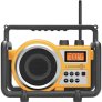 Sangean LB-100 Compact AM/FM Ultra Rugged Radio Receiver YELLOW