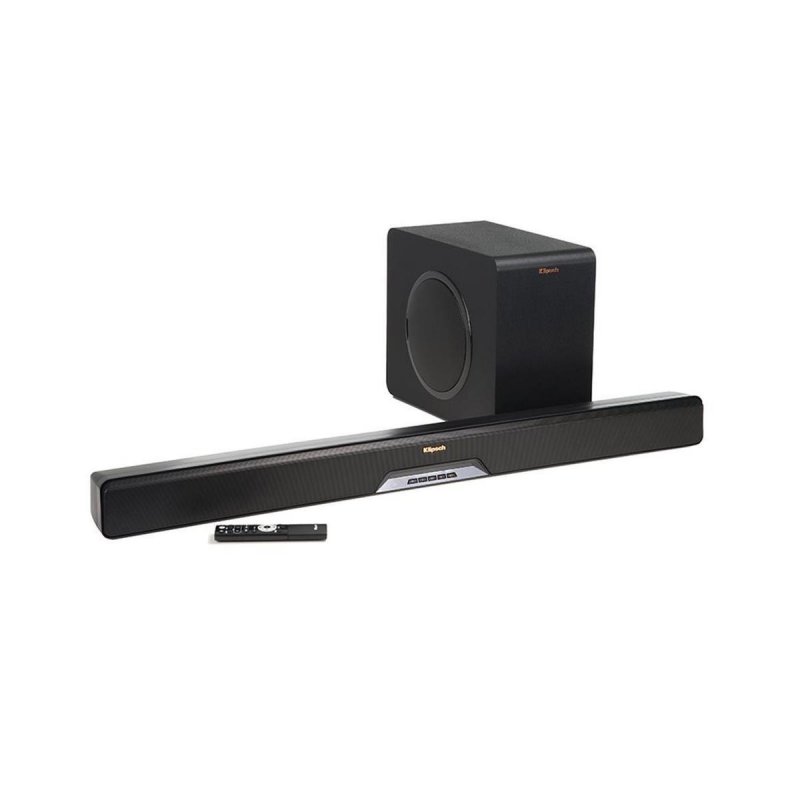 Klipsch RSB11 Bluetooth Sound Bar with 8" Wireless Subwoofer BLACK