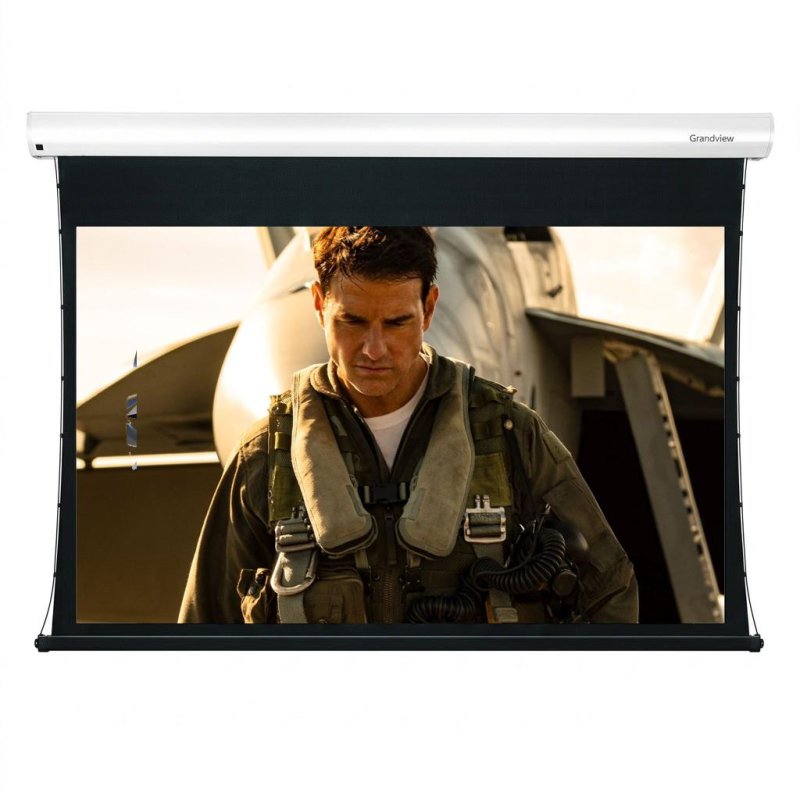 Grandview Cyber Series 120" Motorized Tensioned Ambient Light Rejecting Screen (ALR-MIR)