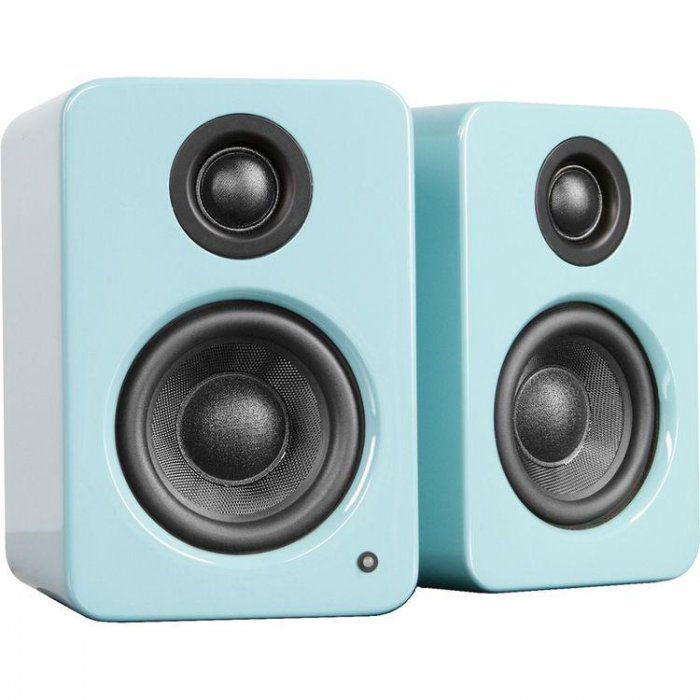 Kanto YU2GT Powered Desktop Speakers GLOSSY TEAL - Open Box - Click Image to Close