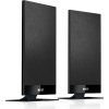 KEF T101 Ultra-Thin On-Wall Satellite Speakers PAIR BLACK