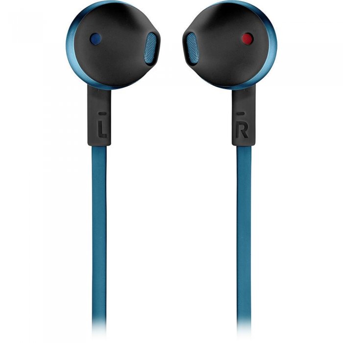 JBL Tune 205BT Wireless Bluetooth Earbud Headphones BLUE - Click Image to Close