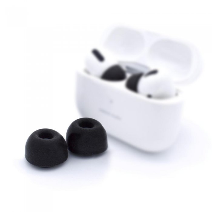 Dekoni Audio Bulletz Premium Memory Foam Earphone Tips for Apple Airpods Pro (Pair) SMALL - Click Image to Close
