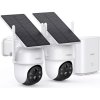 aosu SolarCam D1 Max 4K Solar Security Camera System with aosuCortex AI Hub (2 Cameras) WHITE