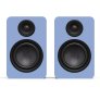 Kanto Living YU6 Passive 2nd Gen Passive Bookshelf Speaker with 1” Silk Dome Tweeter and 5.25” Abaca-Reinforced Woofer, Pair ICE BLUE