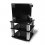NorStone NORSQUABKP Hifi 4 Square Shelf Premium Hi Gloss Tempered Glass (Each) BLACK