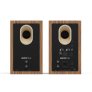 Kanto Living TUK 2nd Gen (2nd Gen) 260 W Premium Powered Speaker System with Bluetooth 5.4 Dual RCA and USB-C Inputs MATTE WALNUT W/ ROSE GOLD