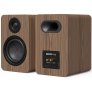 Kanto Living YU6 Passive 2nd Gen Passive Bookshelf Speakers with 1” Silk Dome Tweeter and 5.25” Abaca-Reinforced Woofer WALNUT