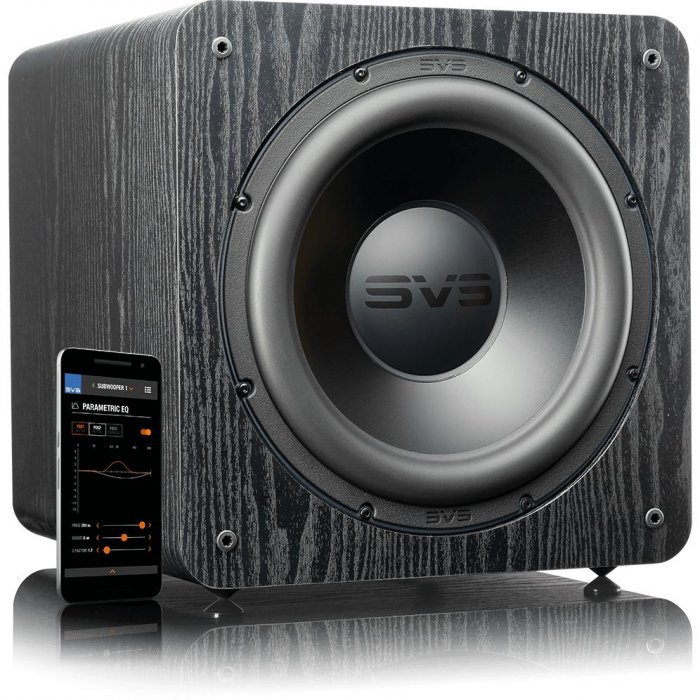 SVS SB-2000 PRO 12-Inch Sealed Box Subwoofer with Sledge STA-550D Amp BLACK ASH - Open Box - Click Image to Close