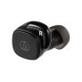 Audio-Technica ATH-SQ1TWBK True Wireless Earbuds BLACK