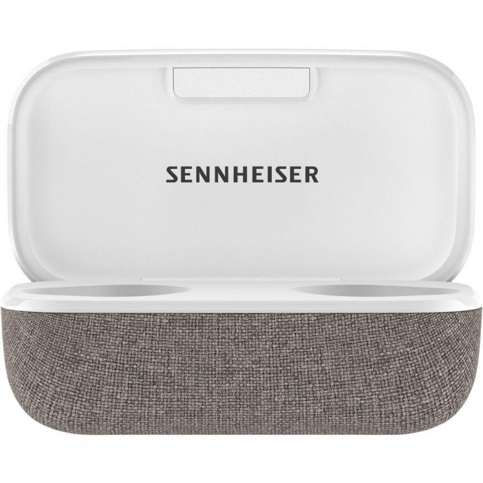 Sennheiser MOMENTUM True Wireless 2 Noise-Canceling In-Ear Headphones WHITE - Click Image to Close