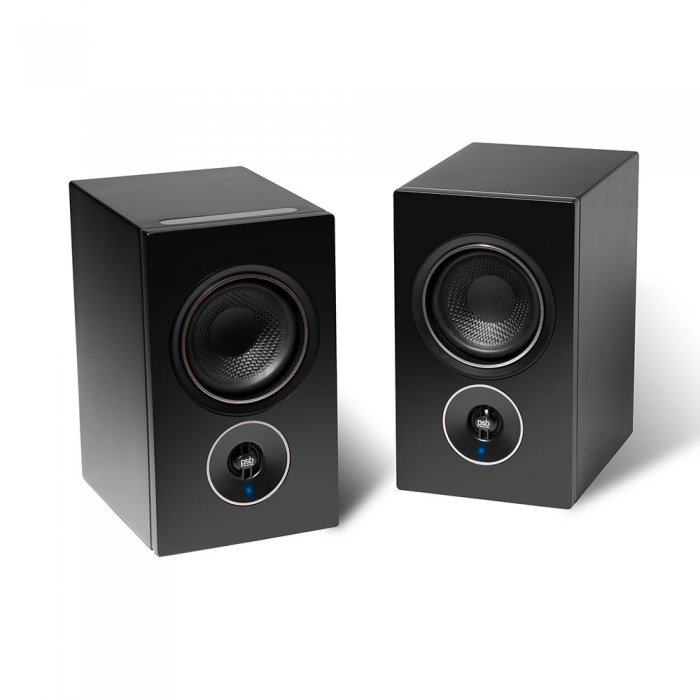PSB Alpha iQ Streaming Speakers with BluOS (Pair) BLACK - Open Box - Click Image to Close