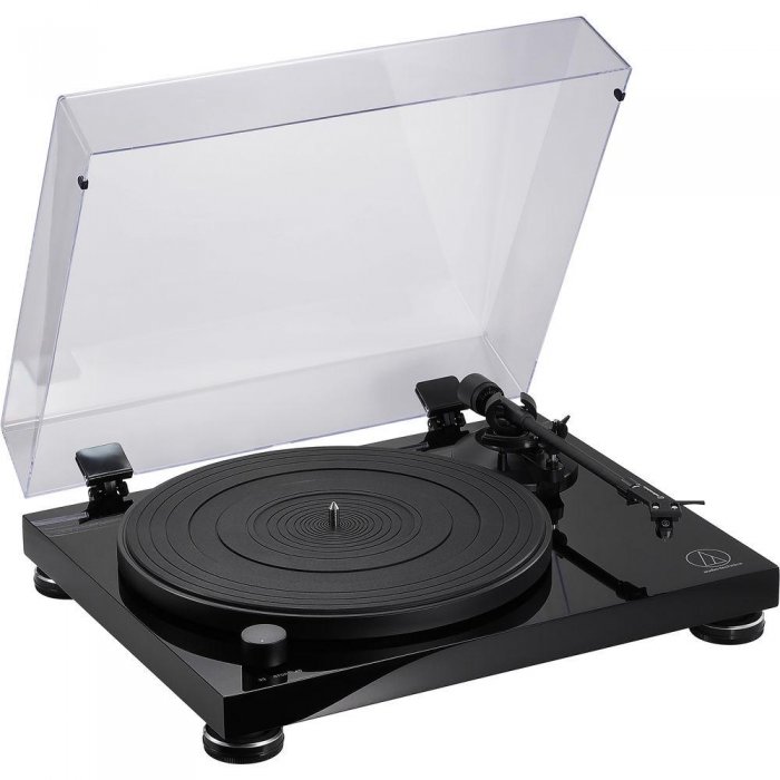 Audio Technica AT-LPW50PB Fully Manual Belt-Drive Turntable PIANO BLACK - Click Image to Close