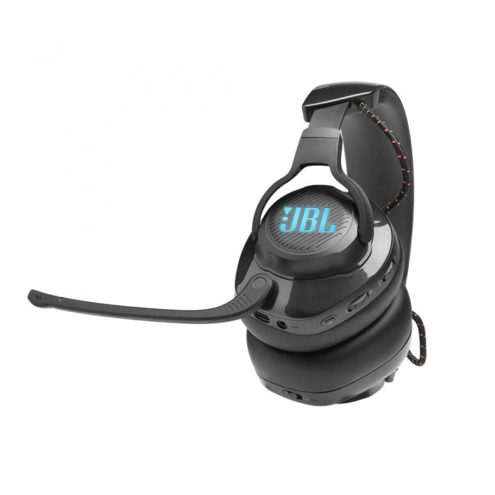 JBL QUANTUM 600 2.4Ghz Wireless Over-ear Wired Gaming Headset w/ RGB Lighting BLACK - Click Image to Close