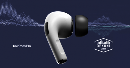 Description image for Dekoni Audio Bulletz Premium Tips for Apple Airpods Pro (Bundle of THREE x 3 Packs) SMALL