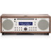 Tivoli Audio HI-FI Music System AM/FM Aux-In w Bluetooth, CD Player & Clock Radio WALNUT -