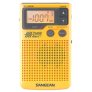 Sangean DT-400W AM/FM Digital Weather Alert Pocket Radio YELLOW - Open Box
