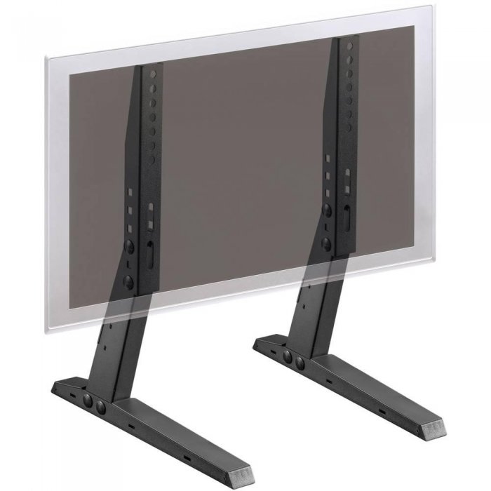 Sonora ST22 Universal Table-Top Replacement TV Stand for 13"-45" TVs BLACK - Click Image to Close
