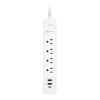 Ultralink ULPSP4 Performance Surge Protector 4 Outlet with USB-C & USB Charging WHITE