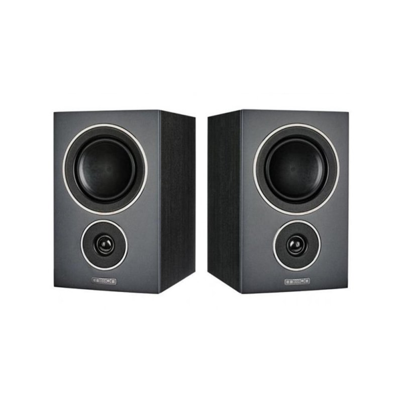 Mission LX-1 Two-Way 4-inch Bookshelf Speakers (Pair) BLACK - Open Box