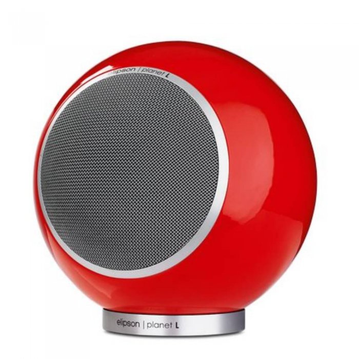 Elipson Planet L Spherical Bookshelf Speaker (Each) RED - Click Image to Close