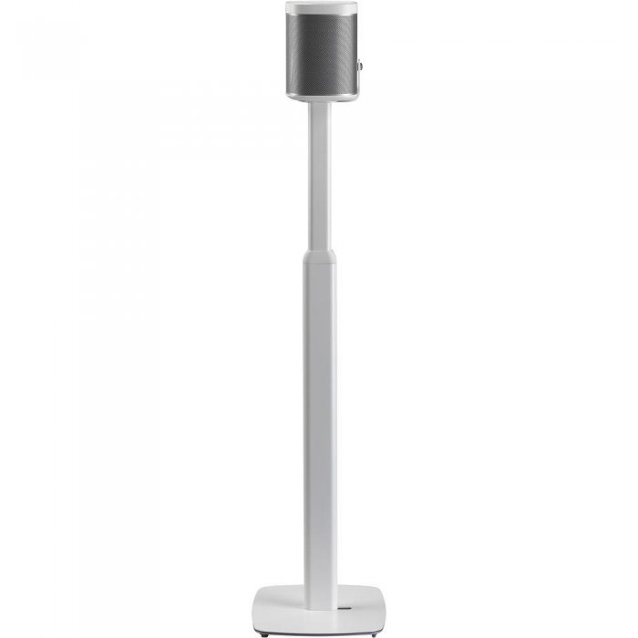 Flexson FLXS1AFS2011 Adjustable Floorstand Speaker for Sonos One Play:1 WHITE (Pair) - Click Image to Close