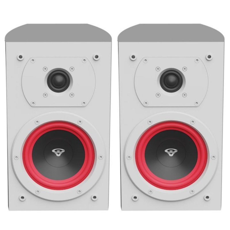 Cerwin Vega LA14 4-Inch 2-Way Bookshelf Speaker (Pair) WHITE