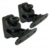 B-Tech BT332 Universal Swivel Wall Mounts for Speakers w 1/4" Compatibility (Pair) BLACK