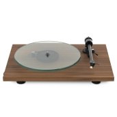 Pro-Ject T2 Super Phono Belt Drive Turntable with Built-In MM Phono Stage & Sumiko Rainier Cartridge WALNUT