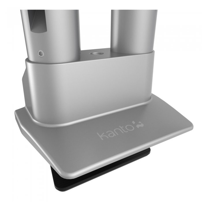 Kanto DMS2000S Dual Arm Desktop Monitor Mount SILVER - Click Image to Close