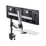 Rocelco EFD+2 Double Monitor Arm BLACK