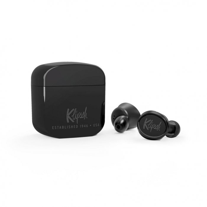 Klipsch T5 II True Wireless with Active Noise In-Ear Headphones [T5TWIIANCG] BLACK - Click Image to Close
