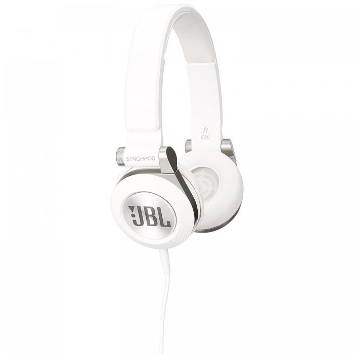 JBL Synchros E30BT On-Ear Headphones WHITE - Click Image to Close