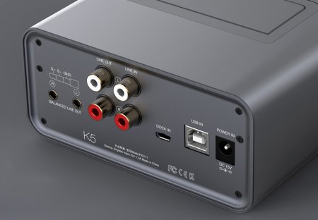 Description image for FiiO K5 Docking Headphone Amplifier/DAC TITANIUM