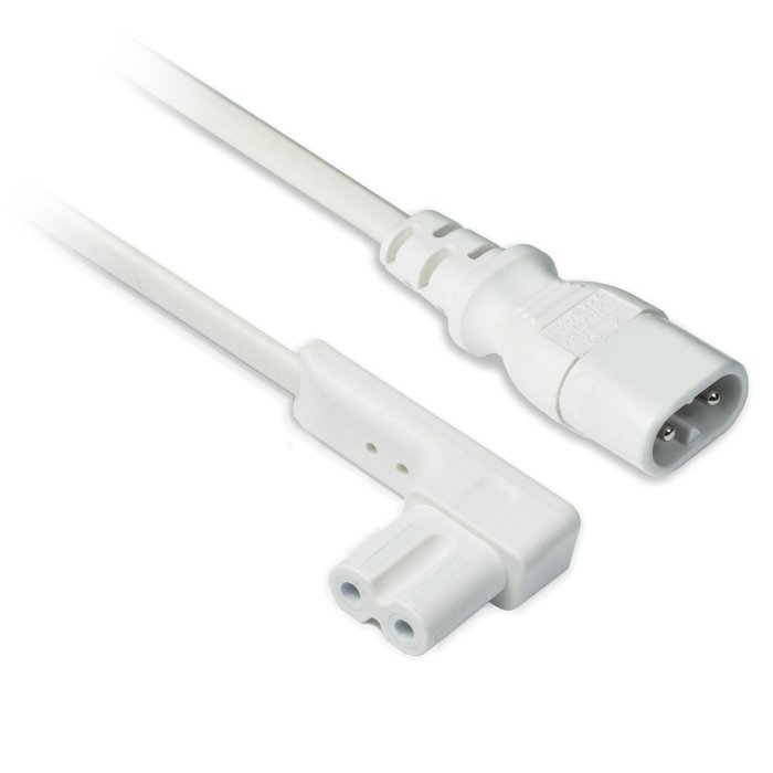 Flexson FLXP1X1M Right-Angle Extension Cable for Sonos PLAY:1 (3.2') WHITE - Click Image to Close