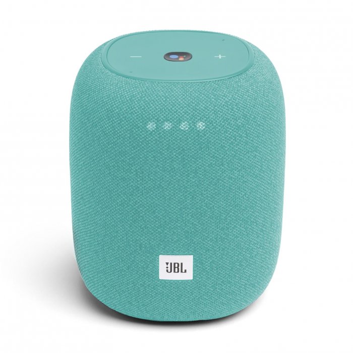 JBL LINK Music Compact Smart Speaker w Chromecast & Bluetooth TEAL - Click Image to Close