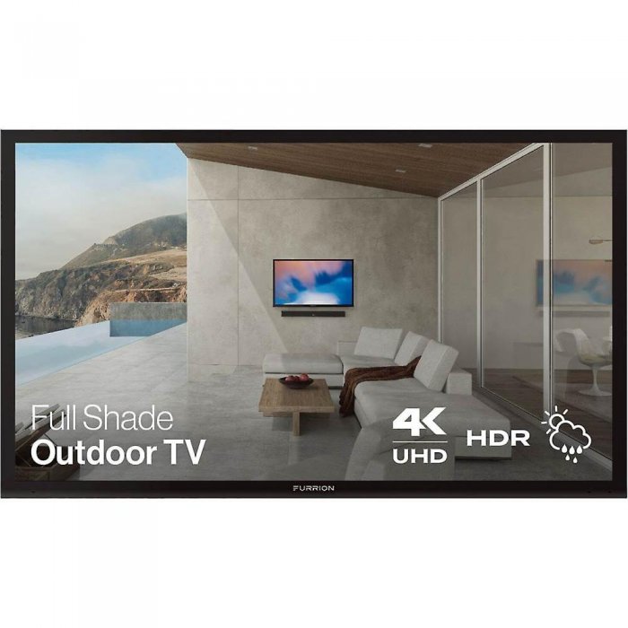 Furrion FDUF65CBS 65-Inch Full Shade 4K HDR Outdoor TV - Click Image to Close