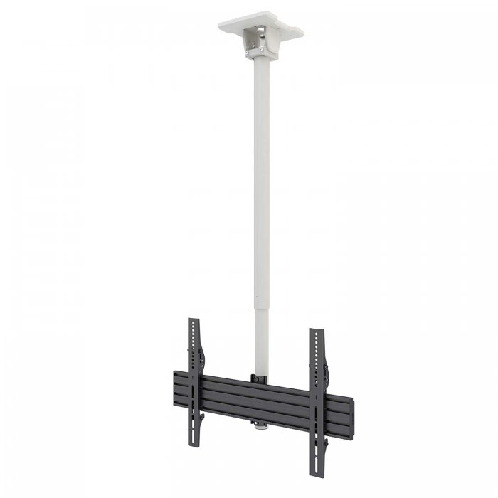 Kanto CM600W Telescoping Ceiling TV Mount for 37-70 TVs WHITE - Click Image to Close