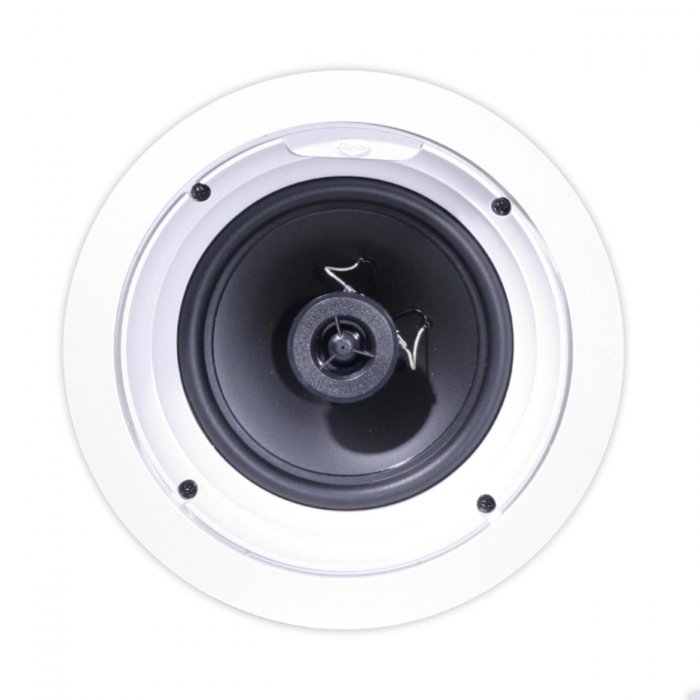 Klipsch 6.5" 2 Way In-Ceiling Speaker with Polymer Dome Tweeter - Click Image to Close